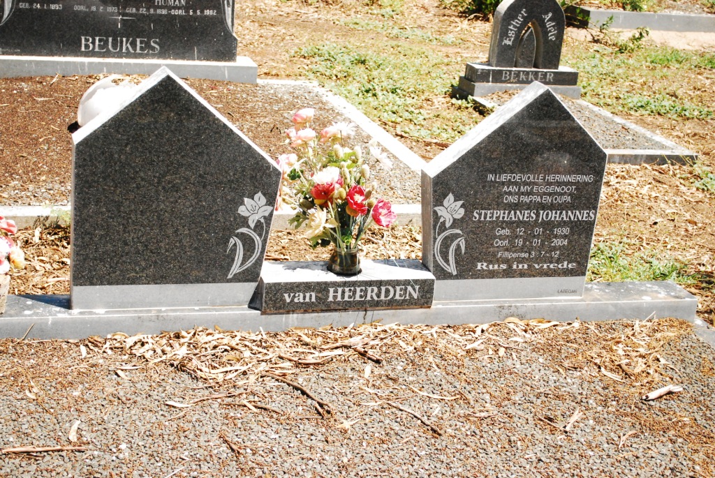 HEERDEN Stephanus Johannes, van 1930-2004
