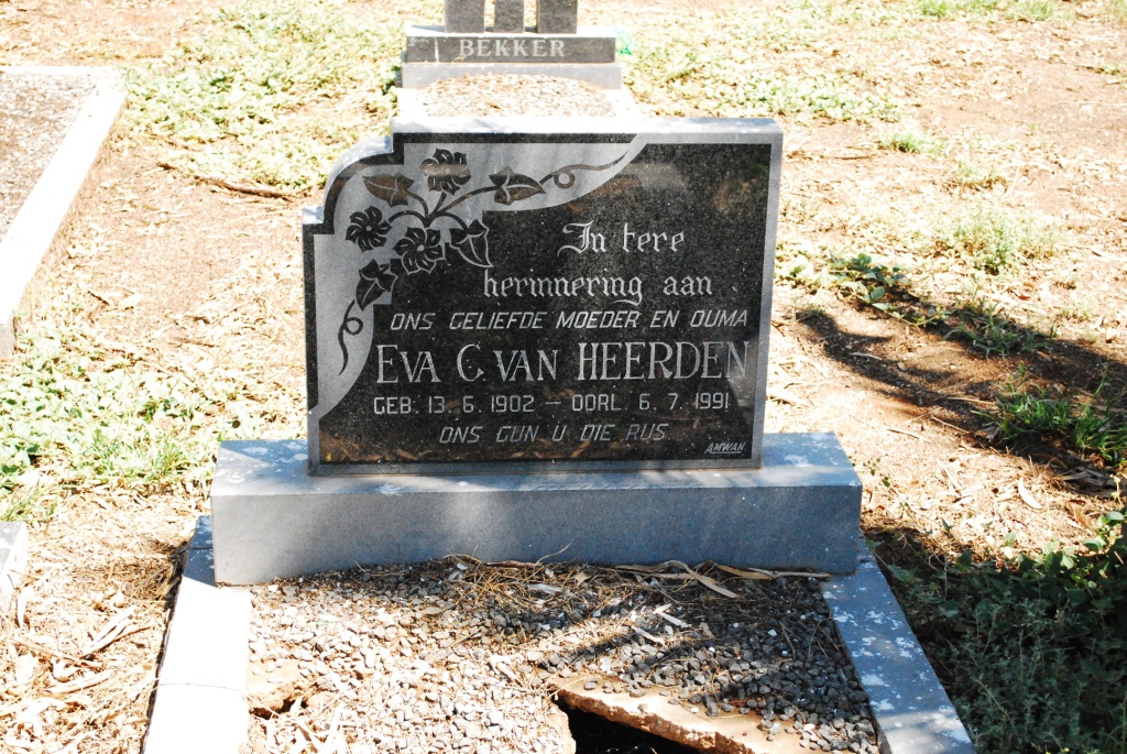 HEERDEN Eva G., van 1902-1991