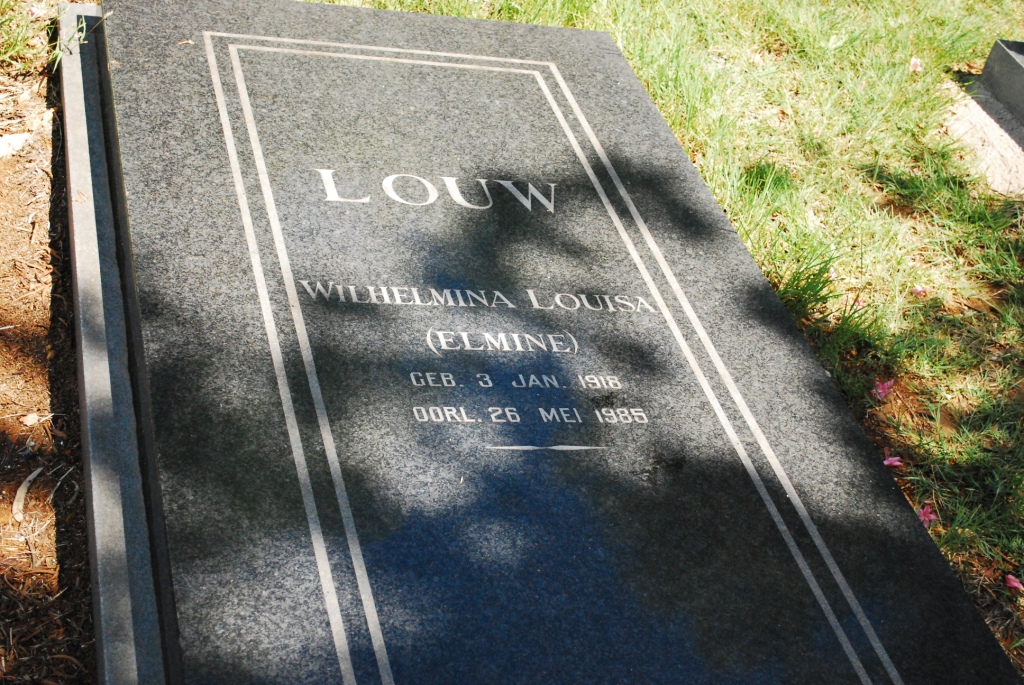 LOUW Wilhelmina Louisa 1918-1985