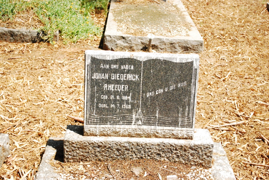 RHEEDER Johan Diederick 1894-1965