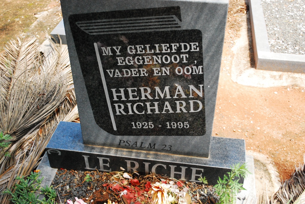 RICHE Herman Richard, le 1925-1995