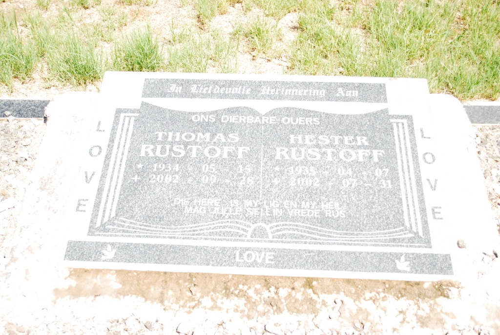 RUSTOFF Thomas ? &amp; Hester ?
