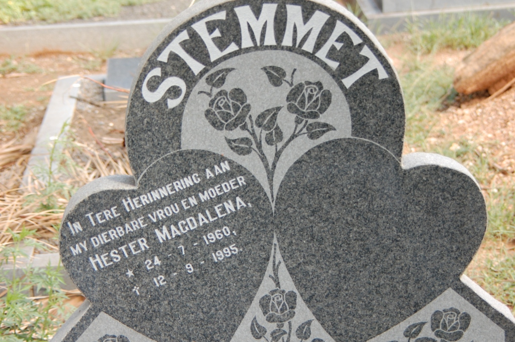 STEMMET Hester Magdalena 1960-1995