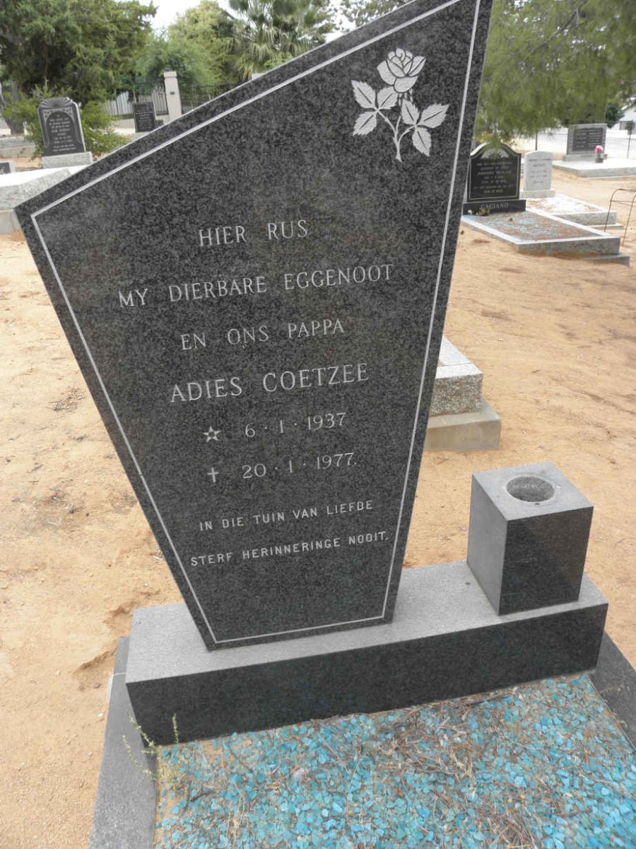 COETZEE Adies 1937-1977
