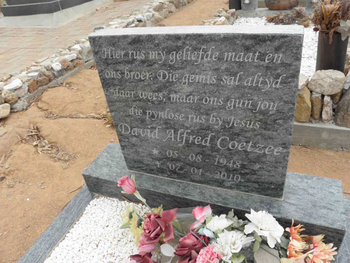 COETZEE David Alfred 1948-2010