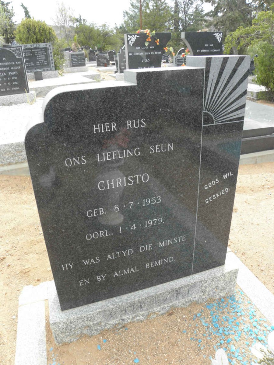 COETZEE Christo 1953-1979