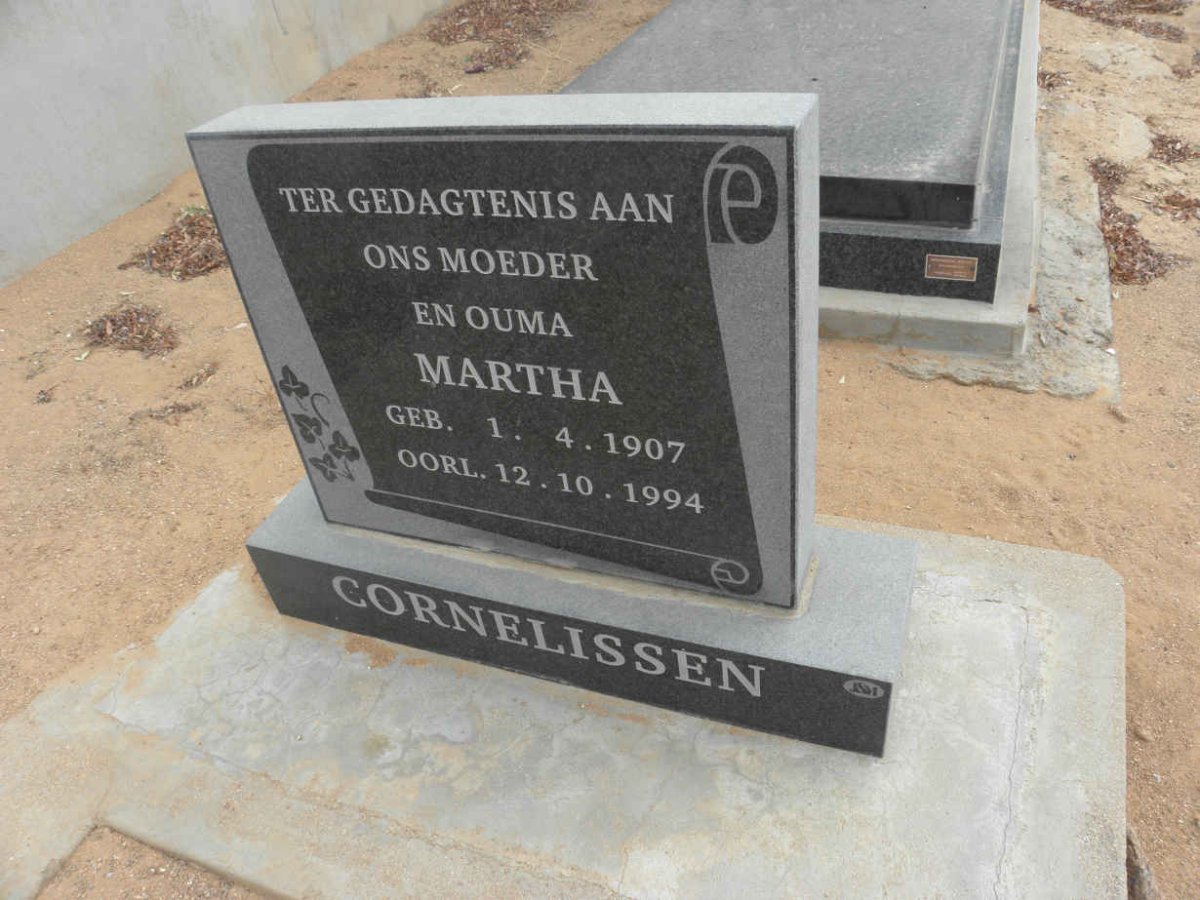 CORNELISSEN Martha 1907-1994