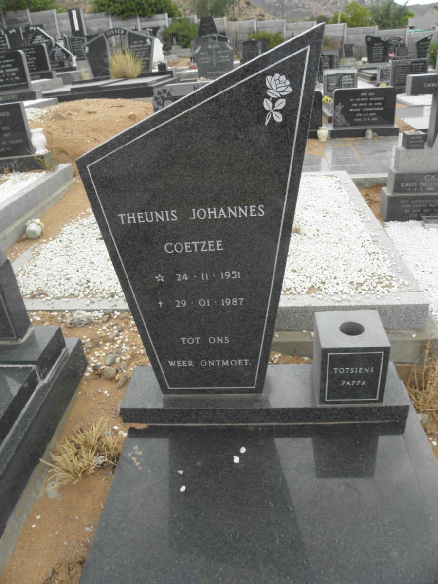 COETZEE Theunis Johannes 1951-1987