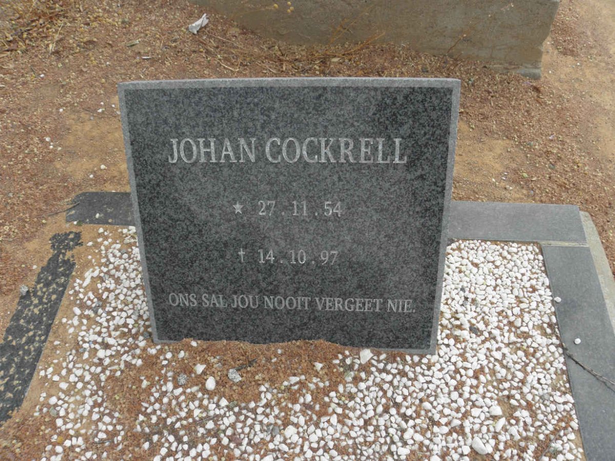 COCKRELL Johan 1954-1997