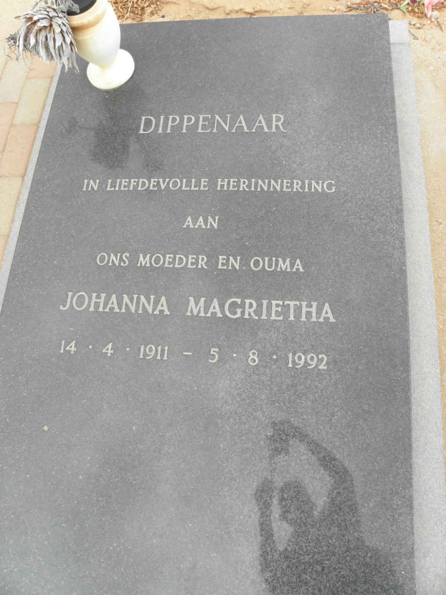 DIPPENAAR Johanna Magrietha 1911-1992