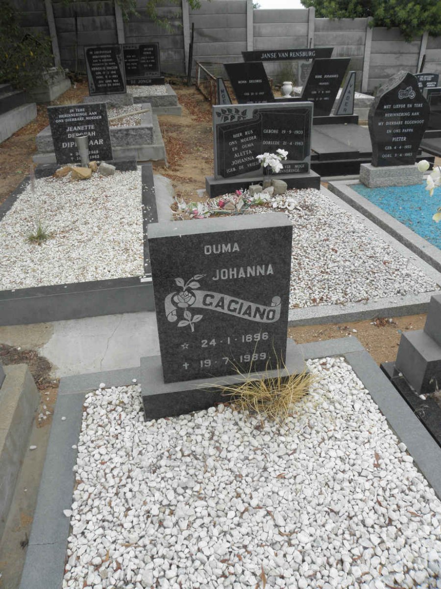 GAGIANO Johanna 1896-1989