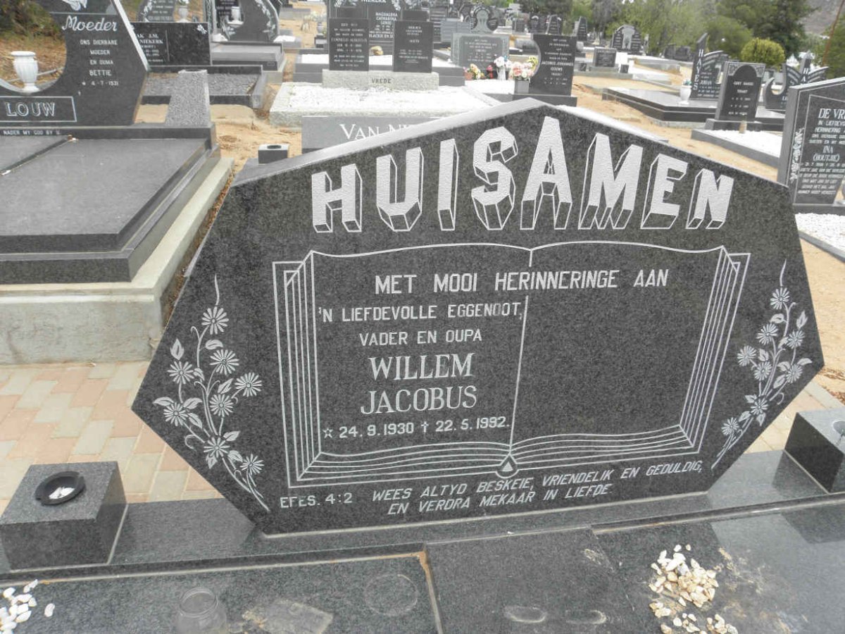 HUISAMEN Willem Jacobus 1930-1992