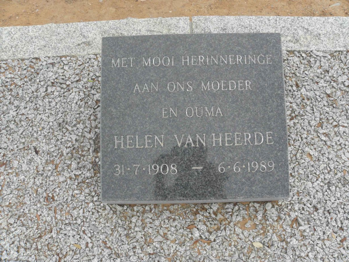 HEERDE Pieter, van 1893-1979 :: van HEERDE Helen 1908-1989 :: van HEERDE Gerrit Lodewyk Louis 1931-2008