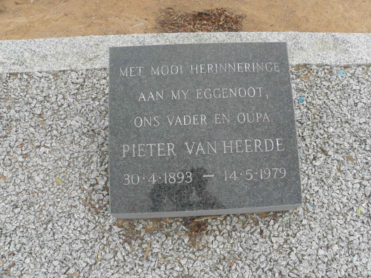 HEERDE Pieter, van 1893-1979 :: van HEERDE Helen 1908-1989 :: van HEERDE Gerrit Lodewyk Louis 1931-2008