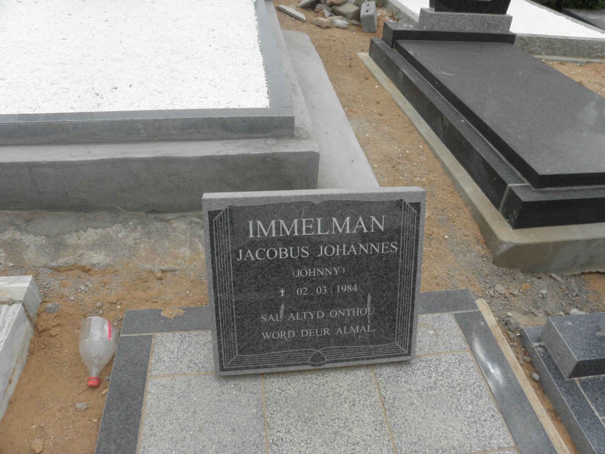 IMMELMAN Jacobus Johannes -1984
