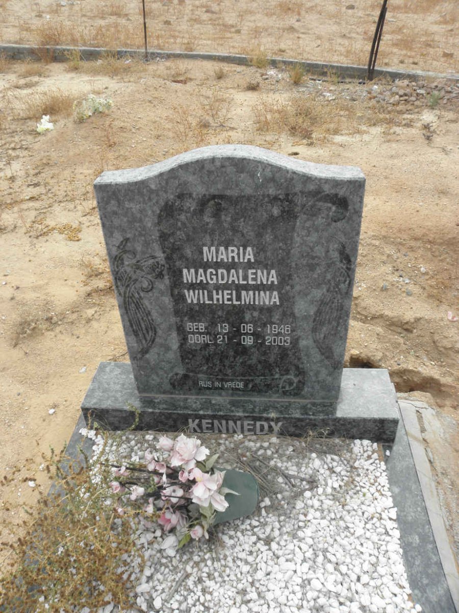 KENNEDY Maria Magdalena Wilhelmina 1946-2003