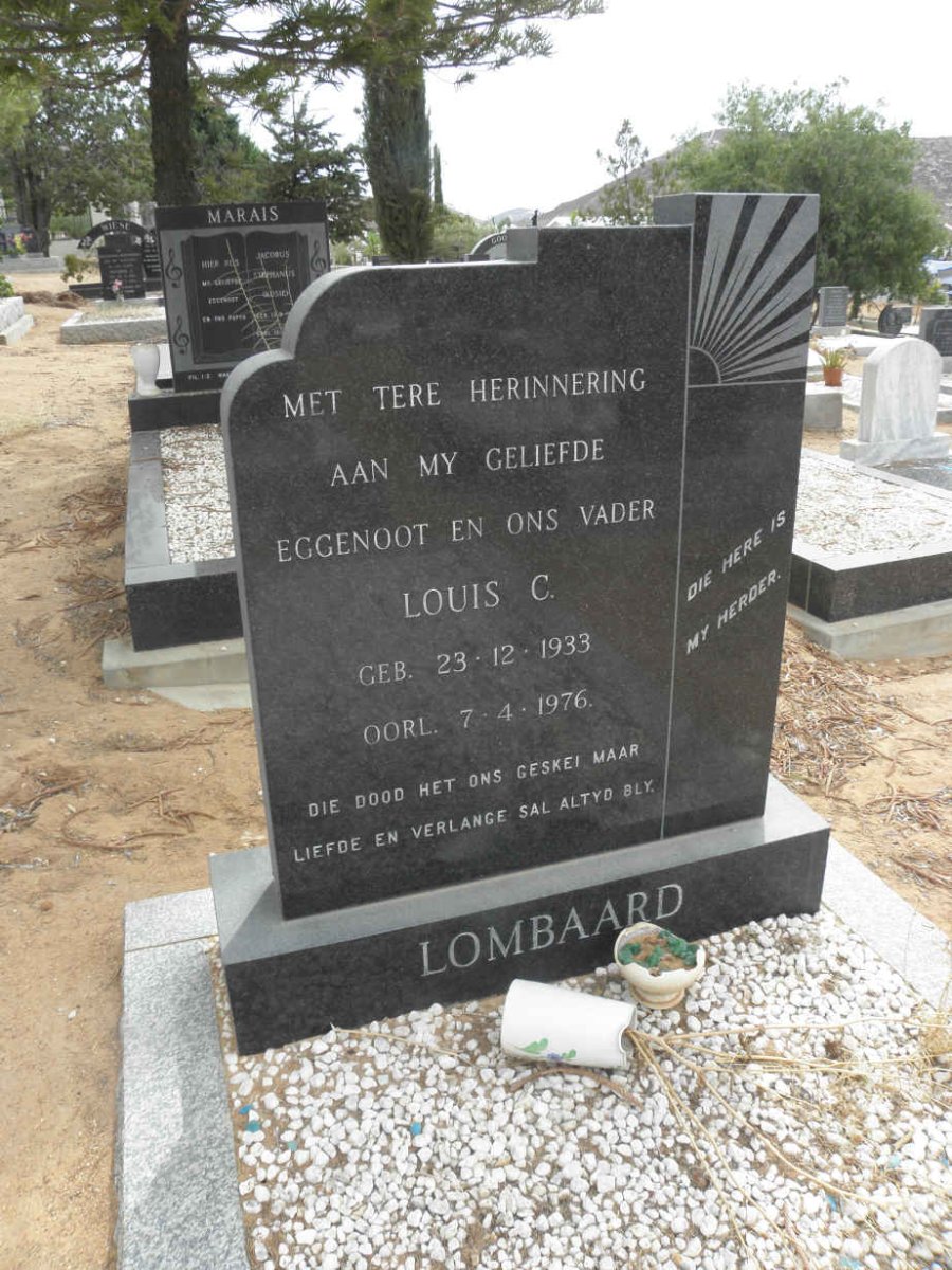 LOMBAARD Louis C. 1933-1976
