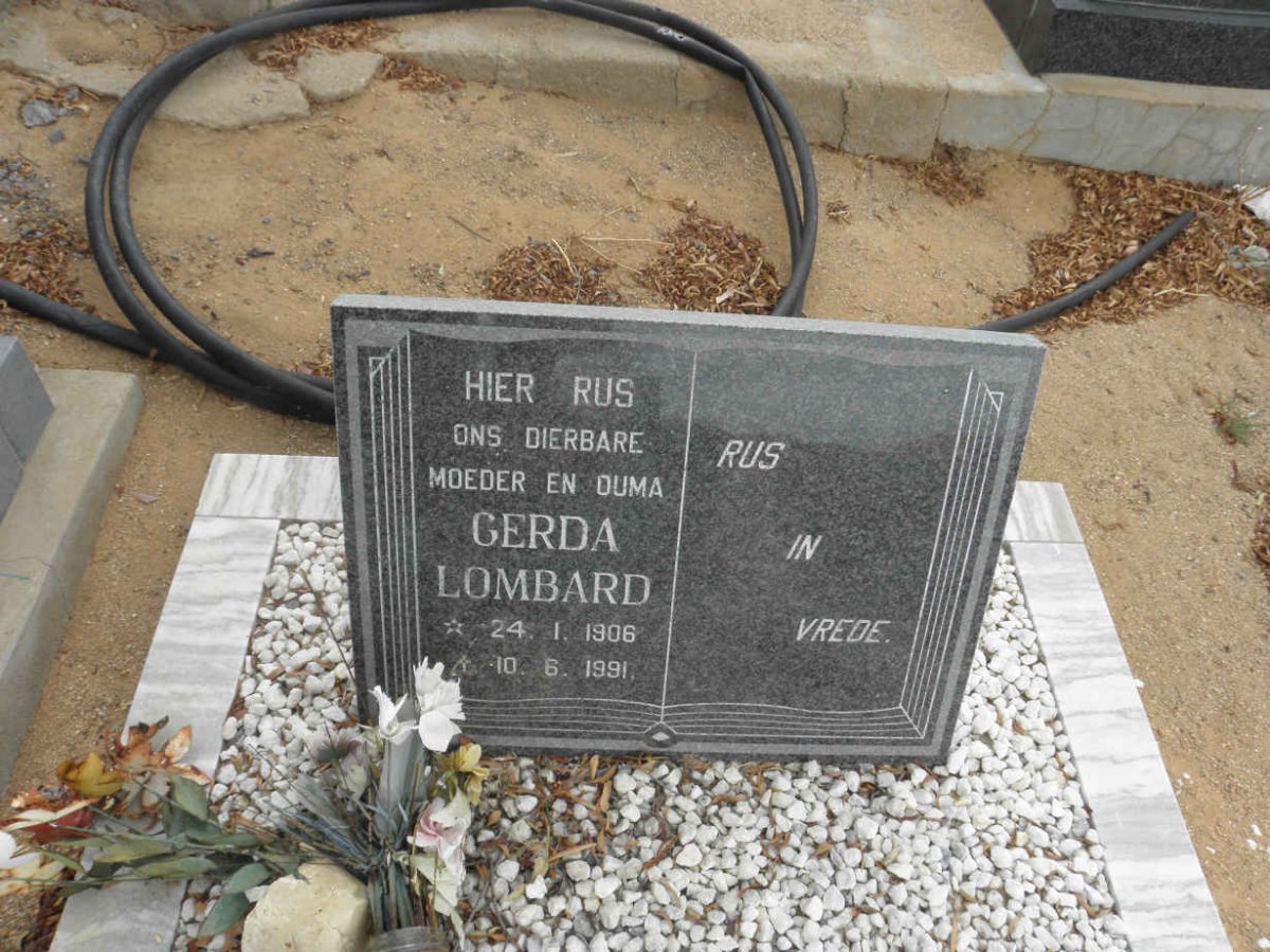 LOMBARD Gerda 1906-1991