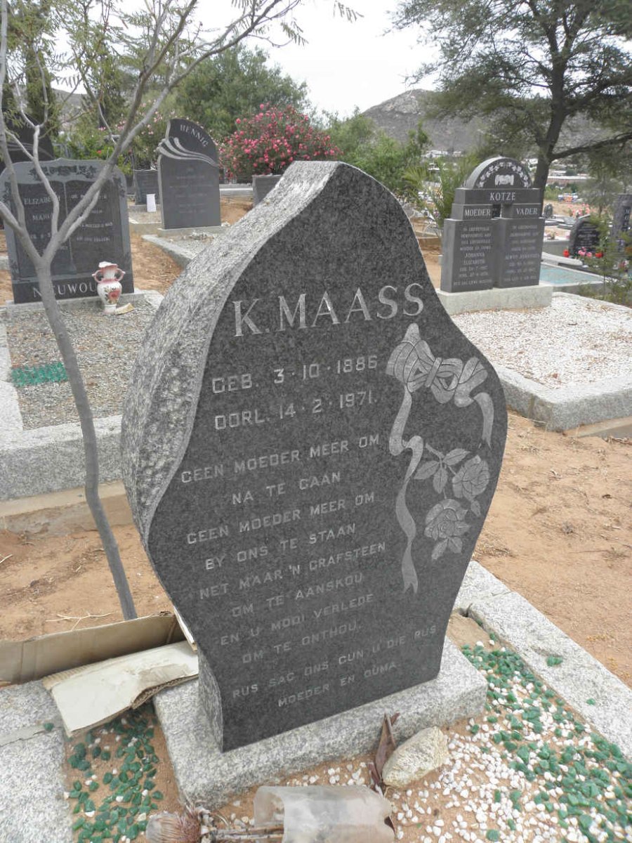 MAASS K. 1886-1971