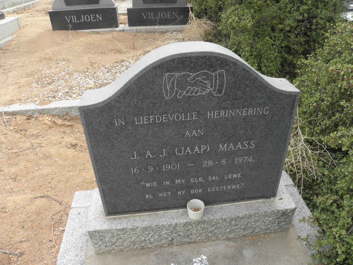MAASS J.A.J. 1901-1974