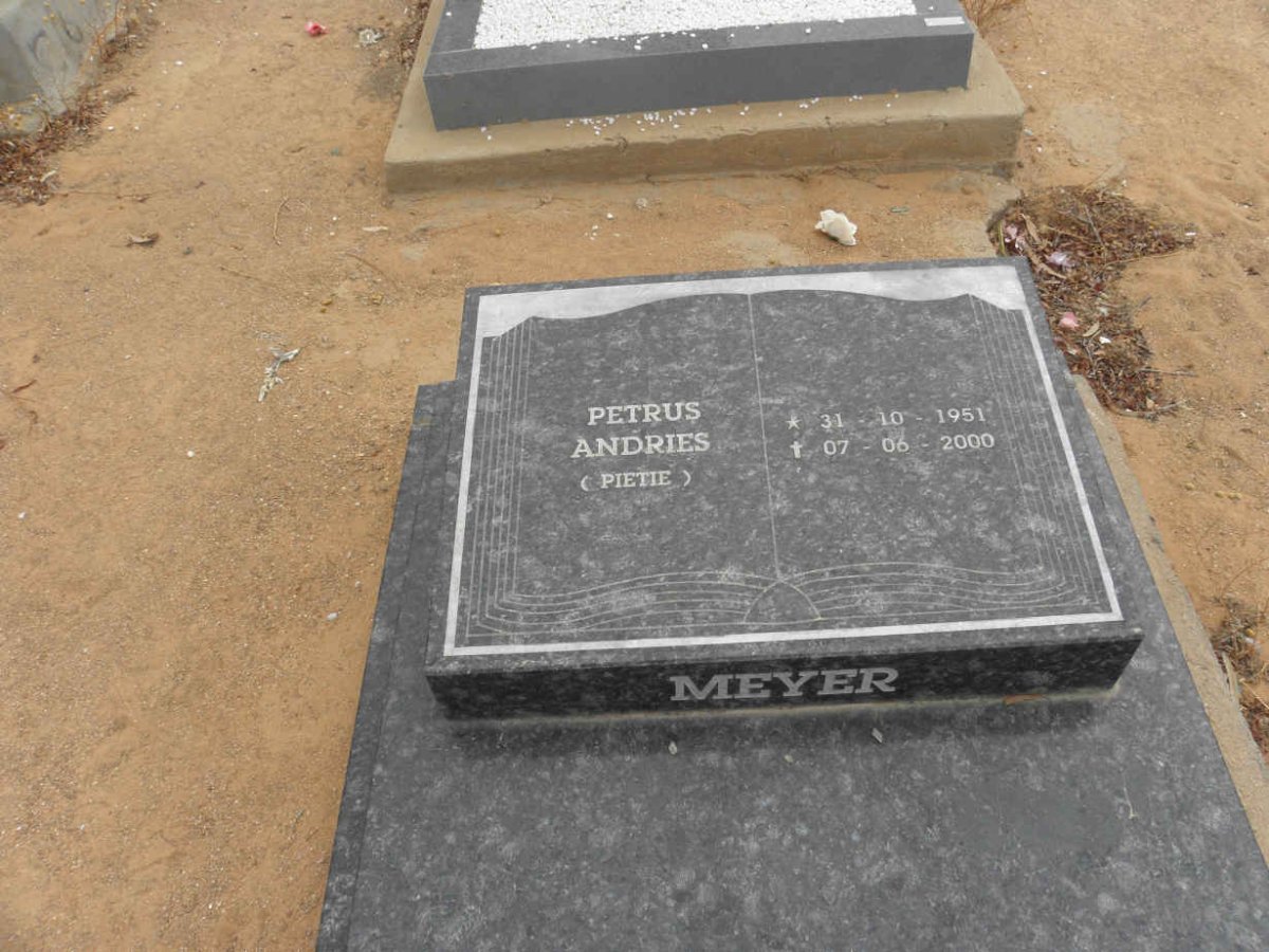 MEYER Petrus Andries 1951-2000