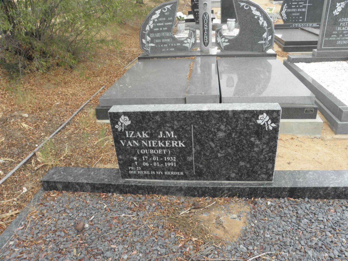 NIEKERK Izak J.M., van 1932-1991