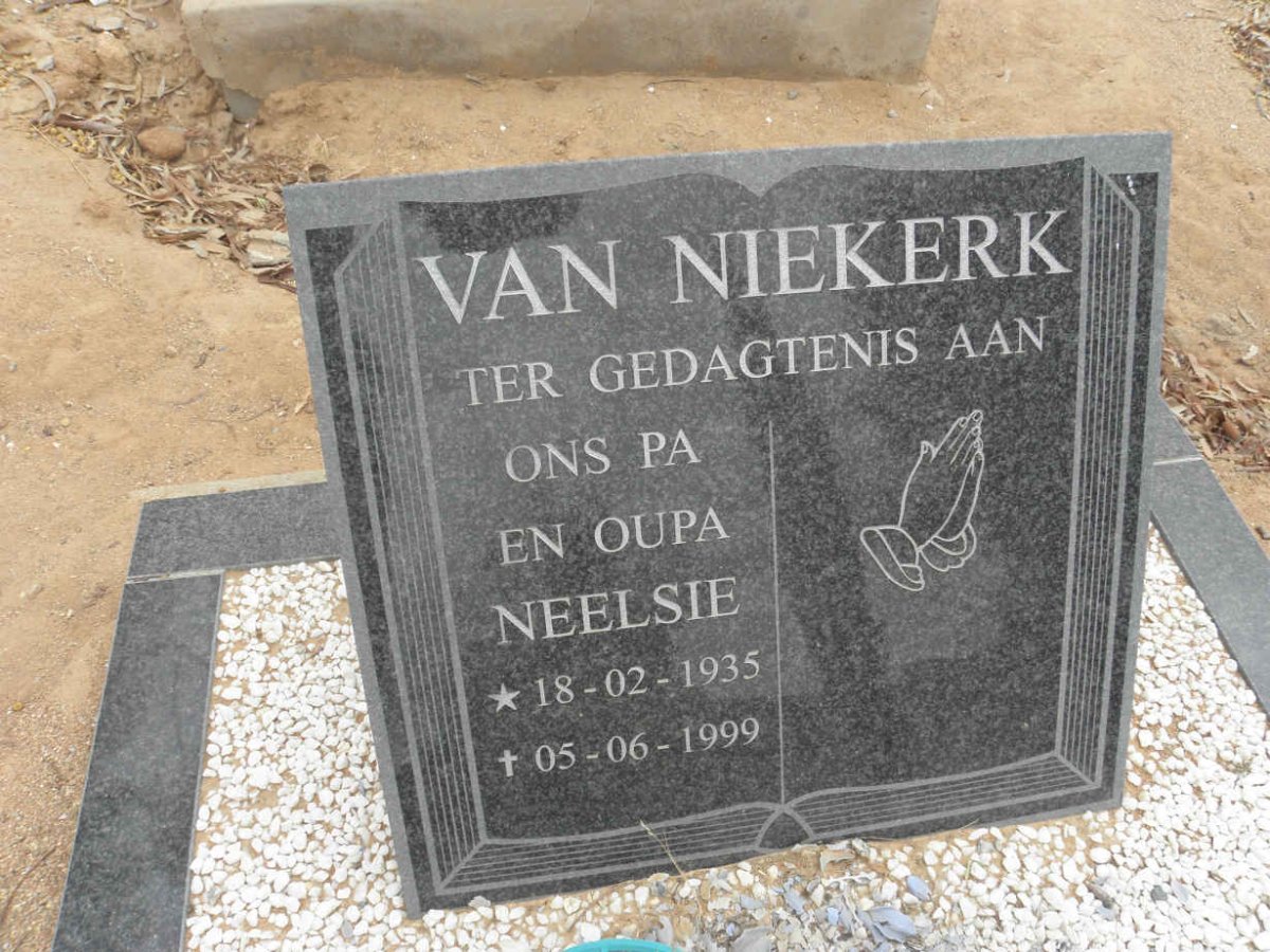 NIEKERK Neelsie, van 1935-1999
