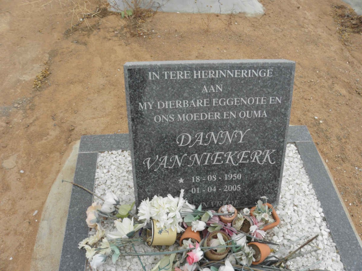 NIEKERK Danny, van 1950-2005