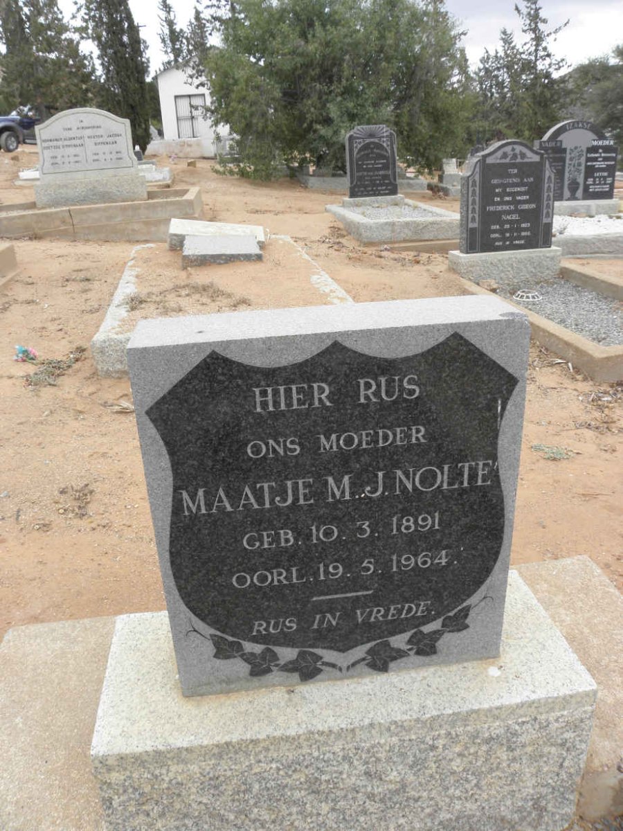 NOLTE Maatje M.J. 1891-1964