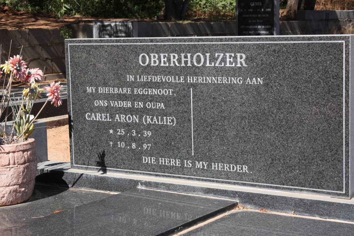 OBERHOLZER Carel Aron 1939-1997