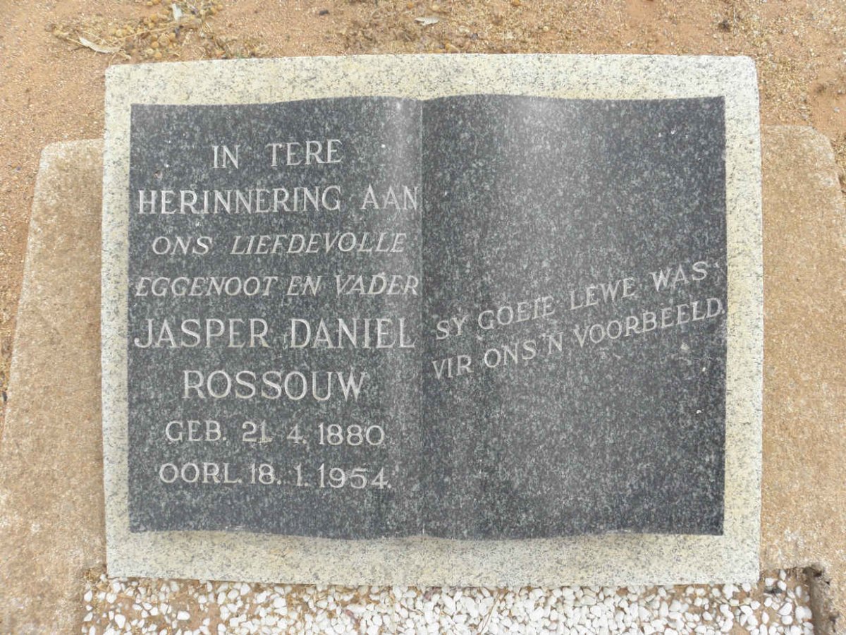 ROSSOUW Jasper Daniel 1880-1954