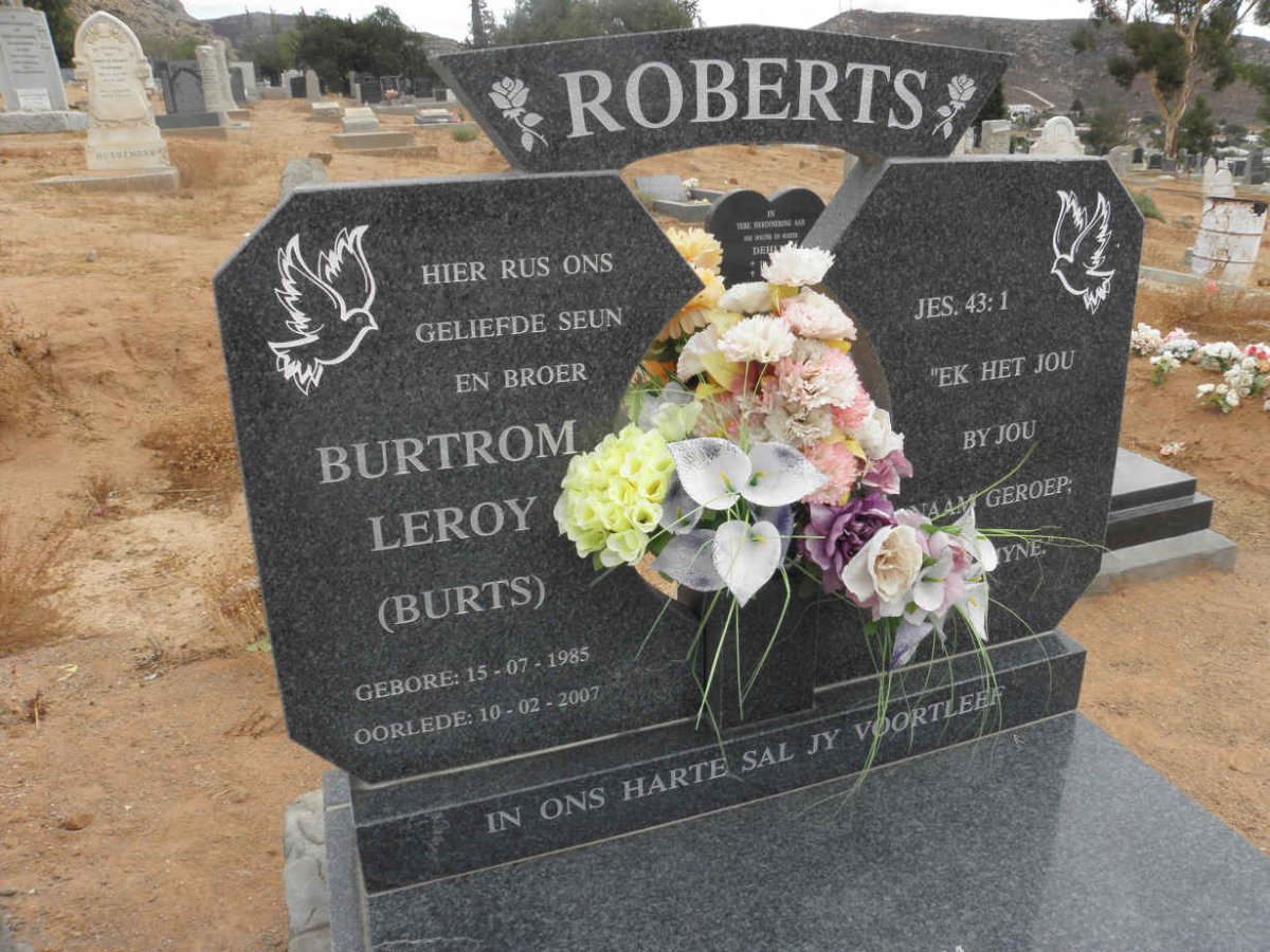 ROBERTS Burtrom Leroy 1985-2007