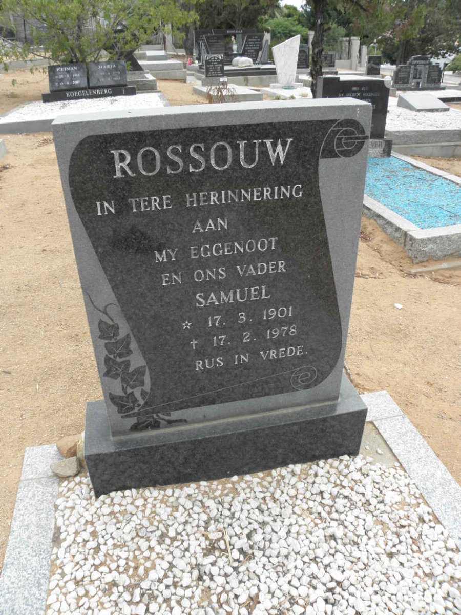 ROSSOUW Samuel 1901-1978
