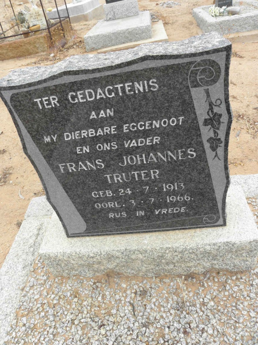 TRUTER Frans Johannes 1913-1966