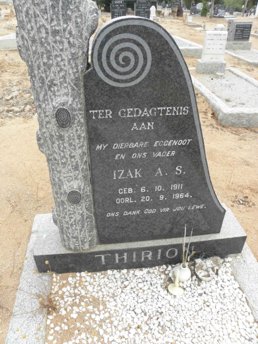 THIRION Izak A.S. 1911-1964