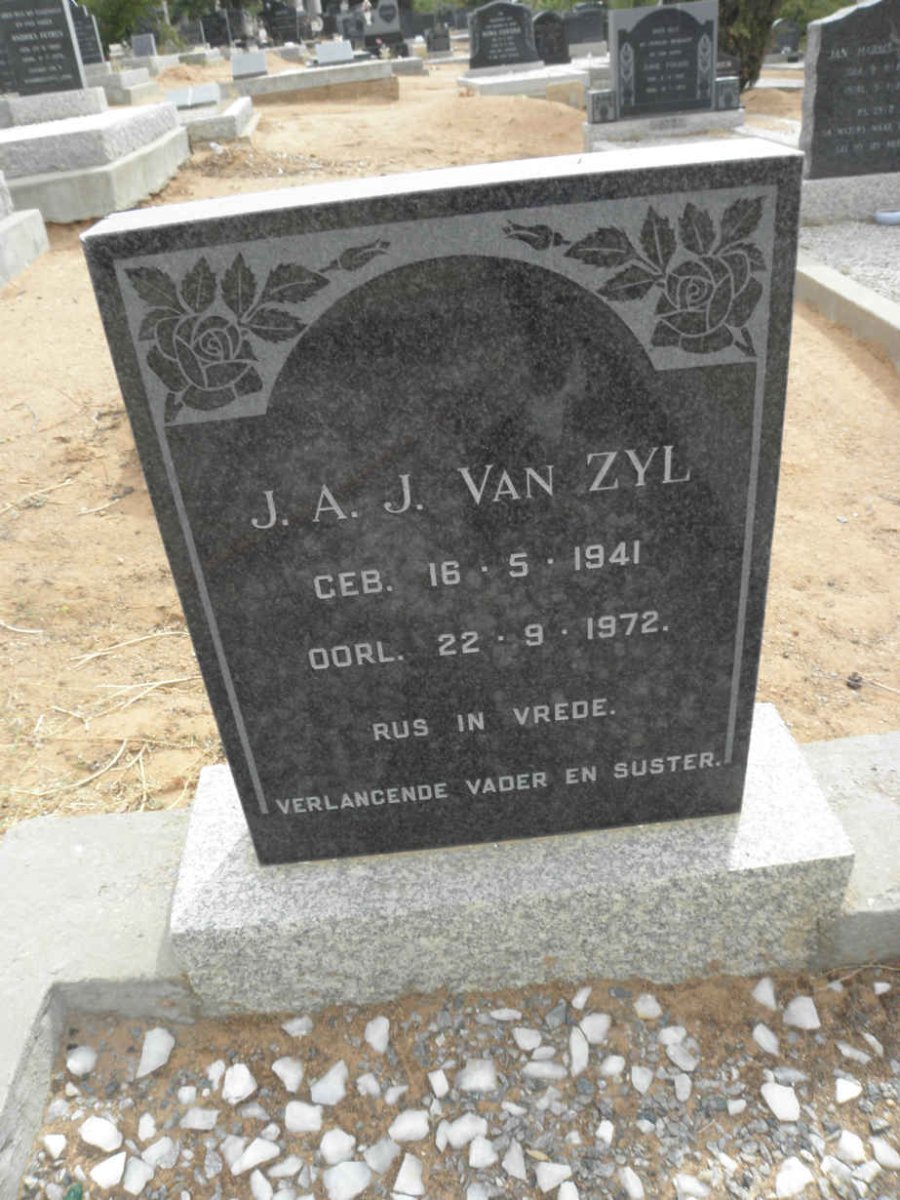 ZYL J.A.J., van 1941-1972