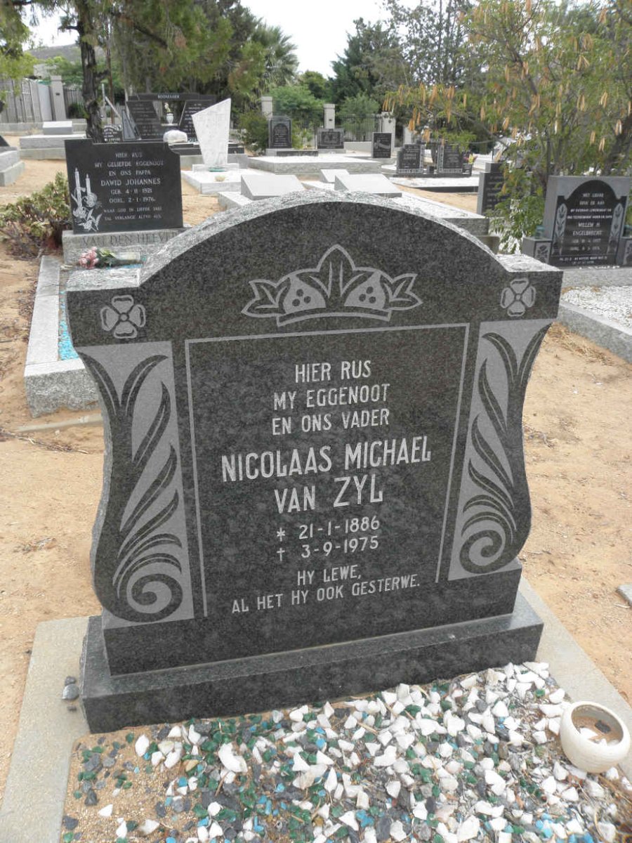 ZYL Nicolaas Michael, van 1886-1975