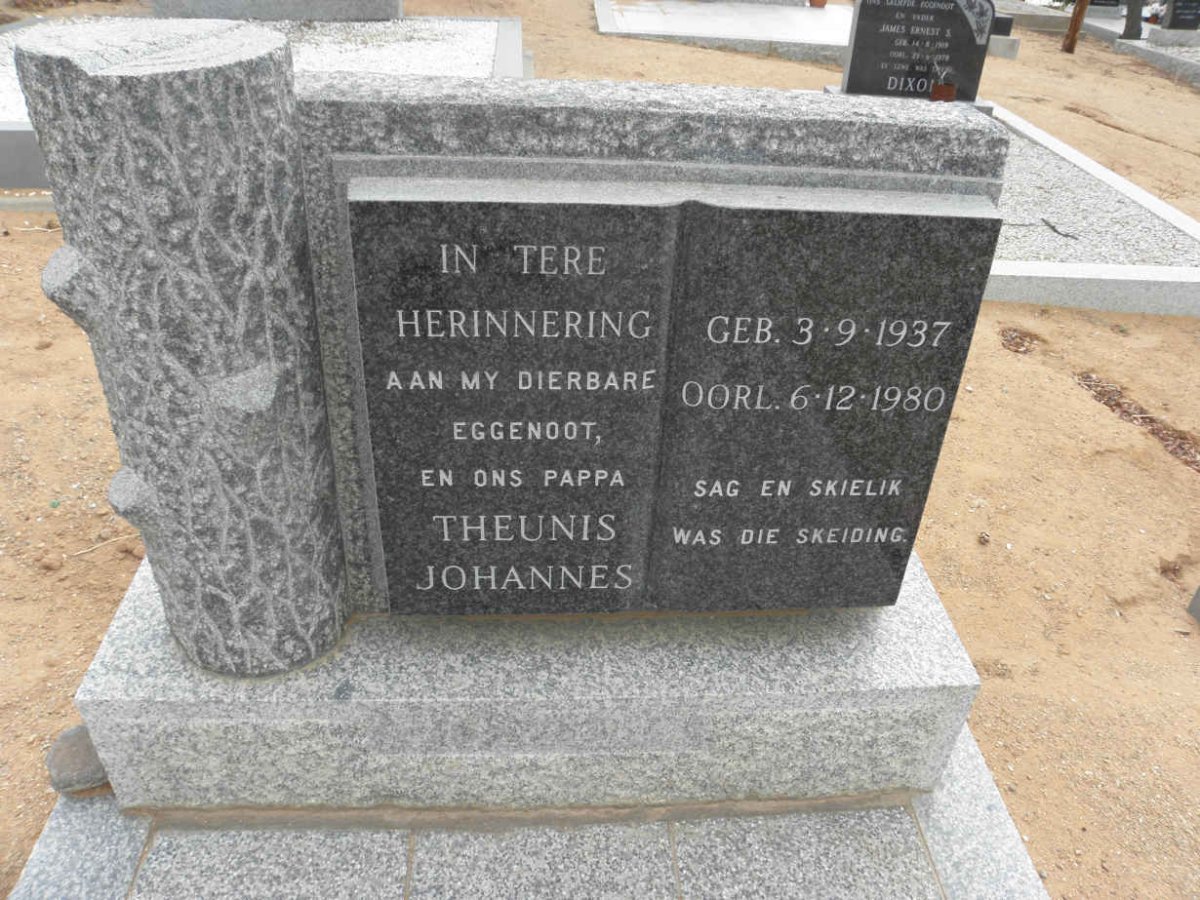 ? Theunis Johannes 1937-1980