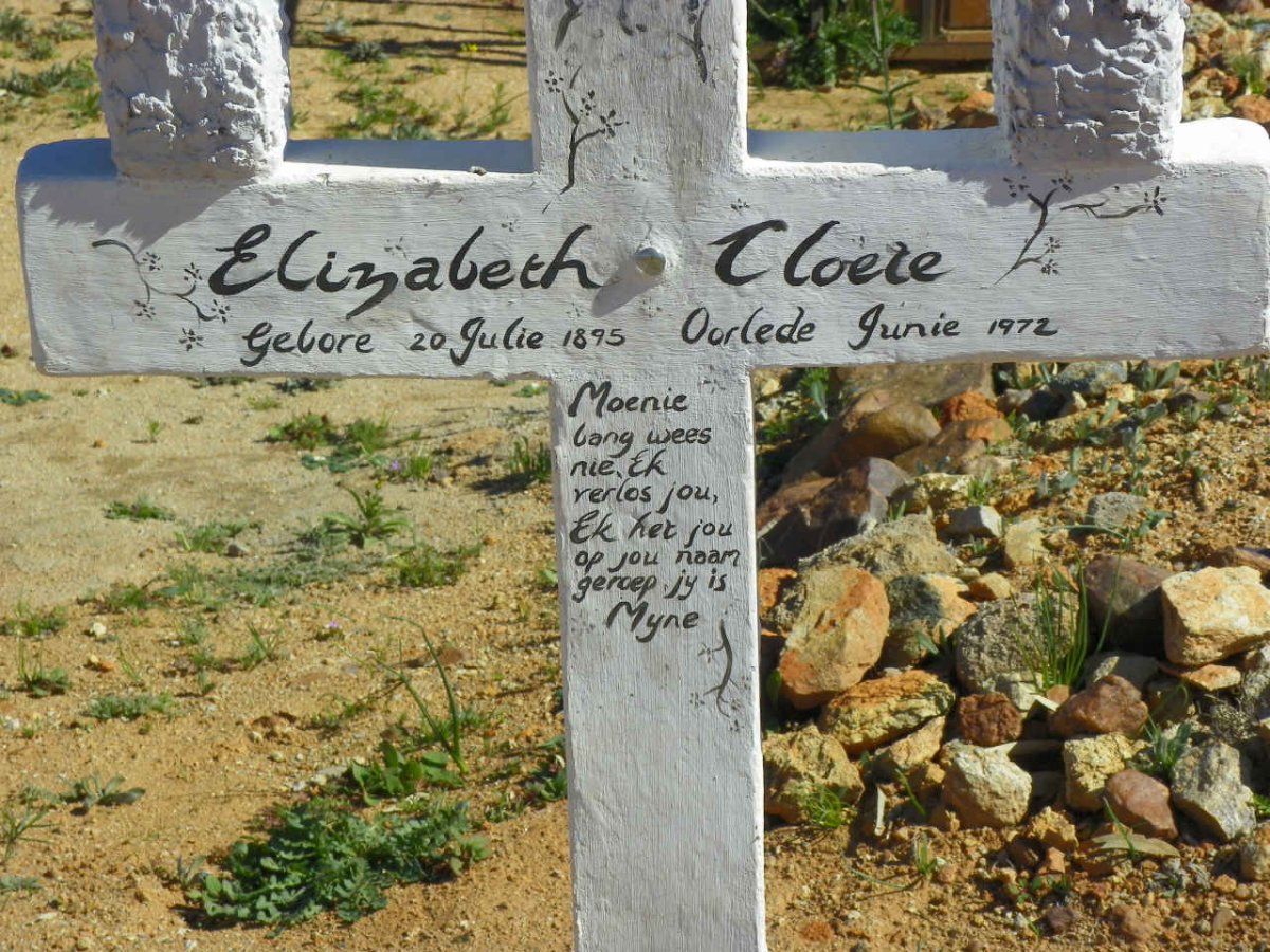 CLOETE Elizabeth 1895-1972