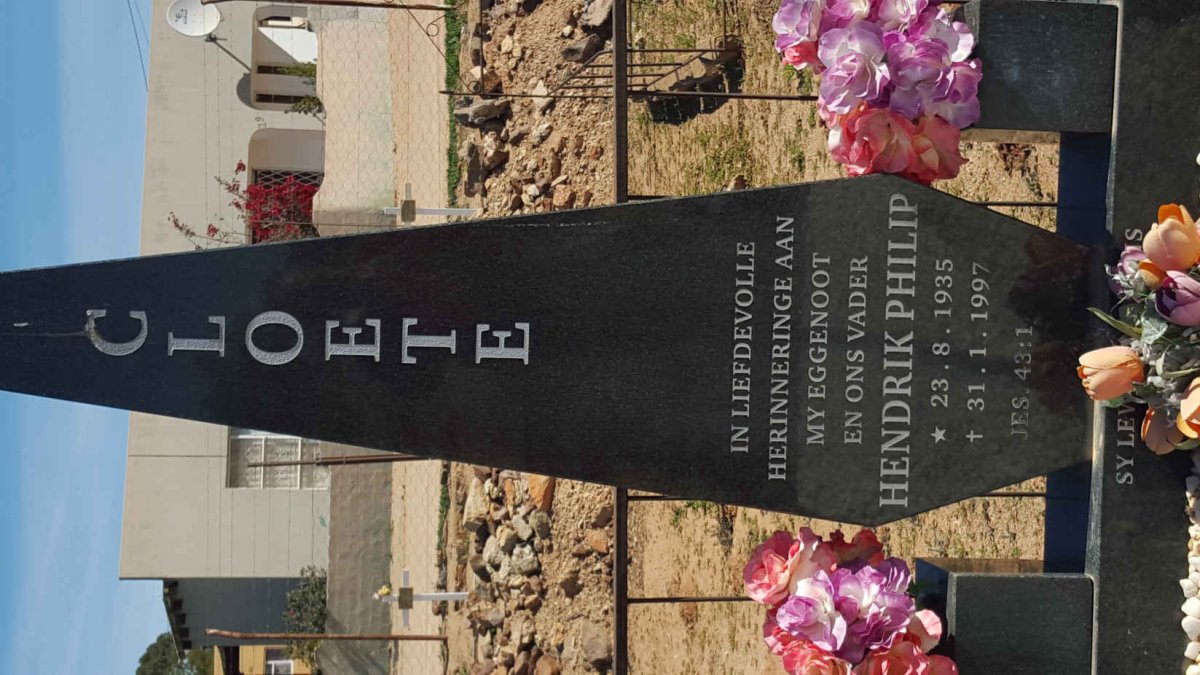 CLOETE Hendrik Philip 1935-1997