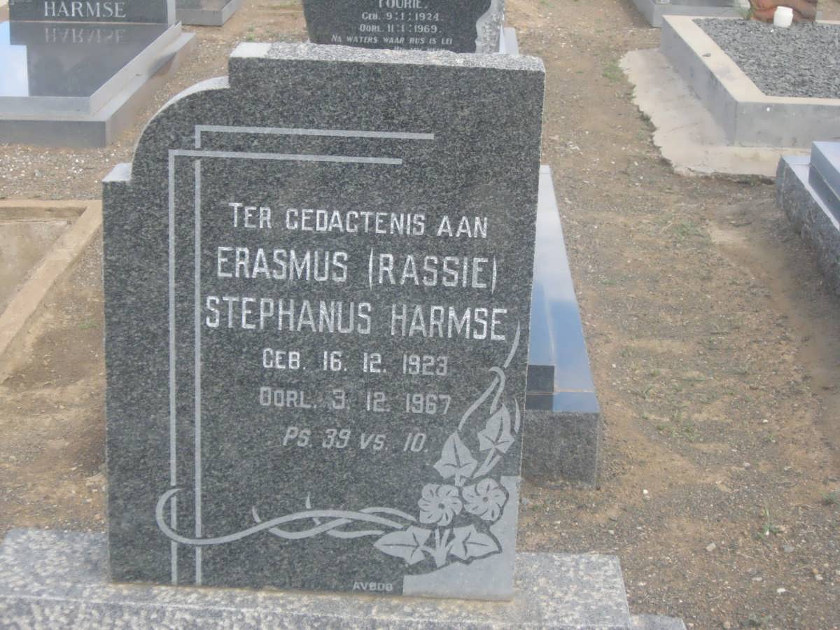 HARMSE Erasmus Stephanus 1923-1967