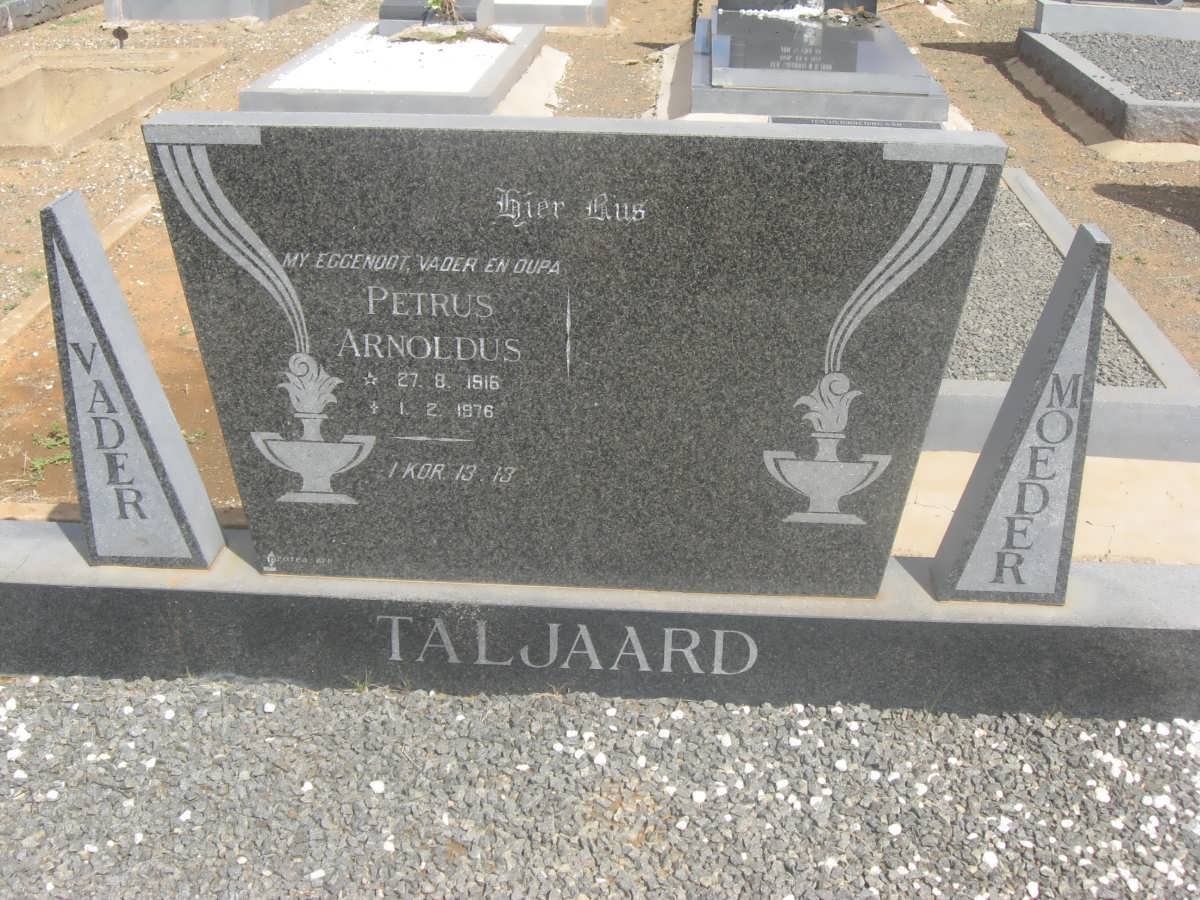 TALJAARD Petrus Arnoldus 1916-1976