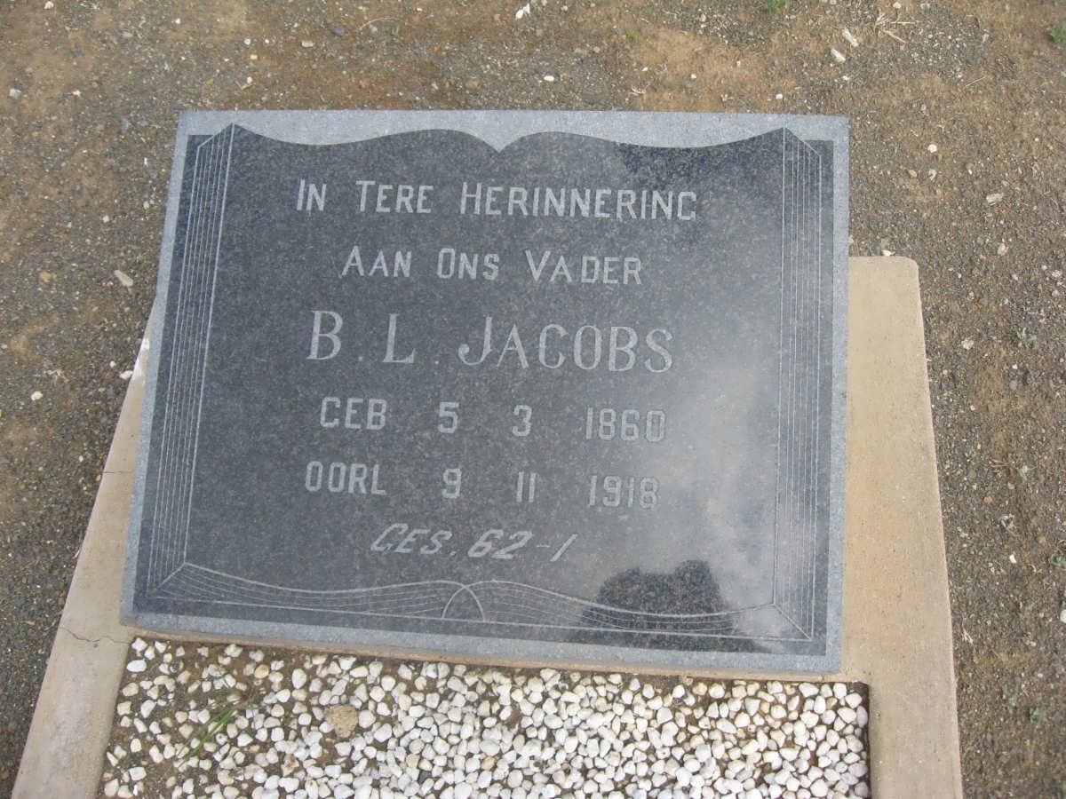 JACOBS B.L. 1860-1918