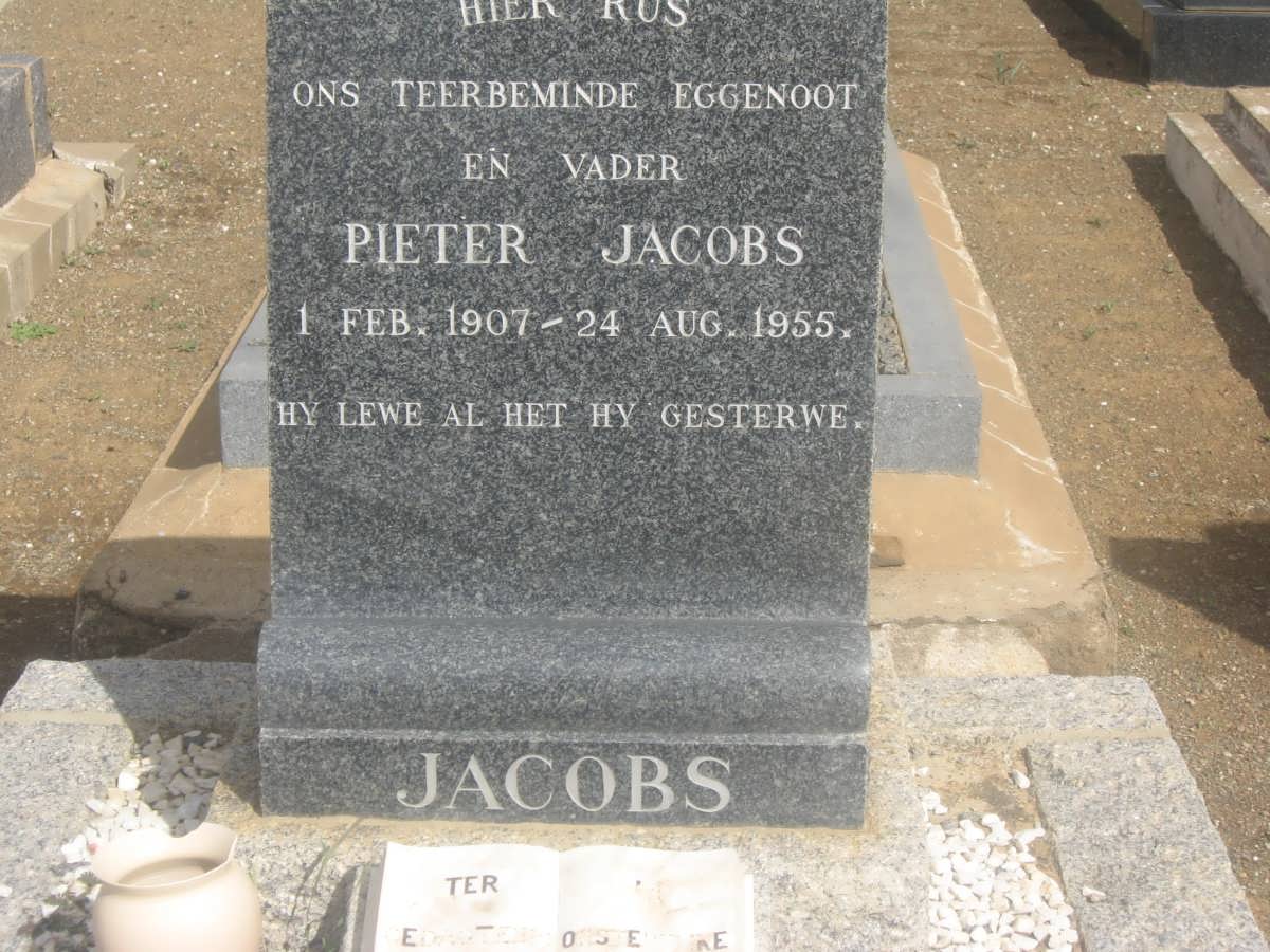 JACOBS Pieter 1907-1955