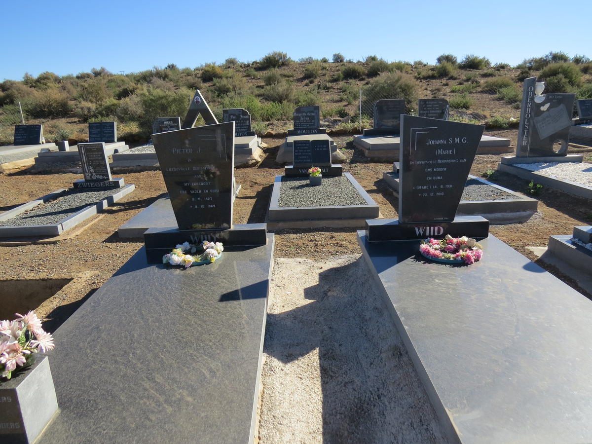 WIID Pieter J. 1927-1984 &amp; Johanna S.M.G. 1931-2010