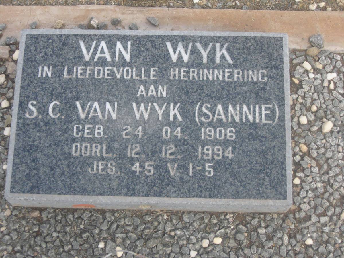 WYK S.C., van 1906-1994