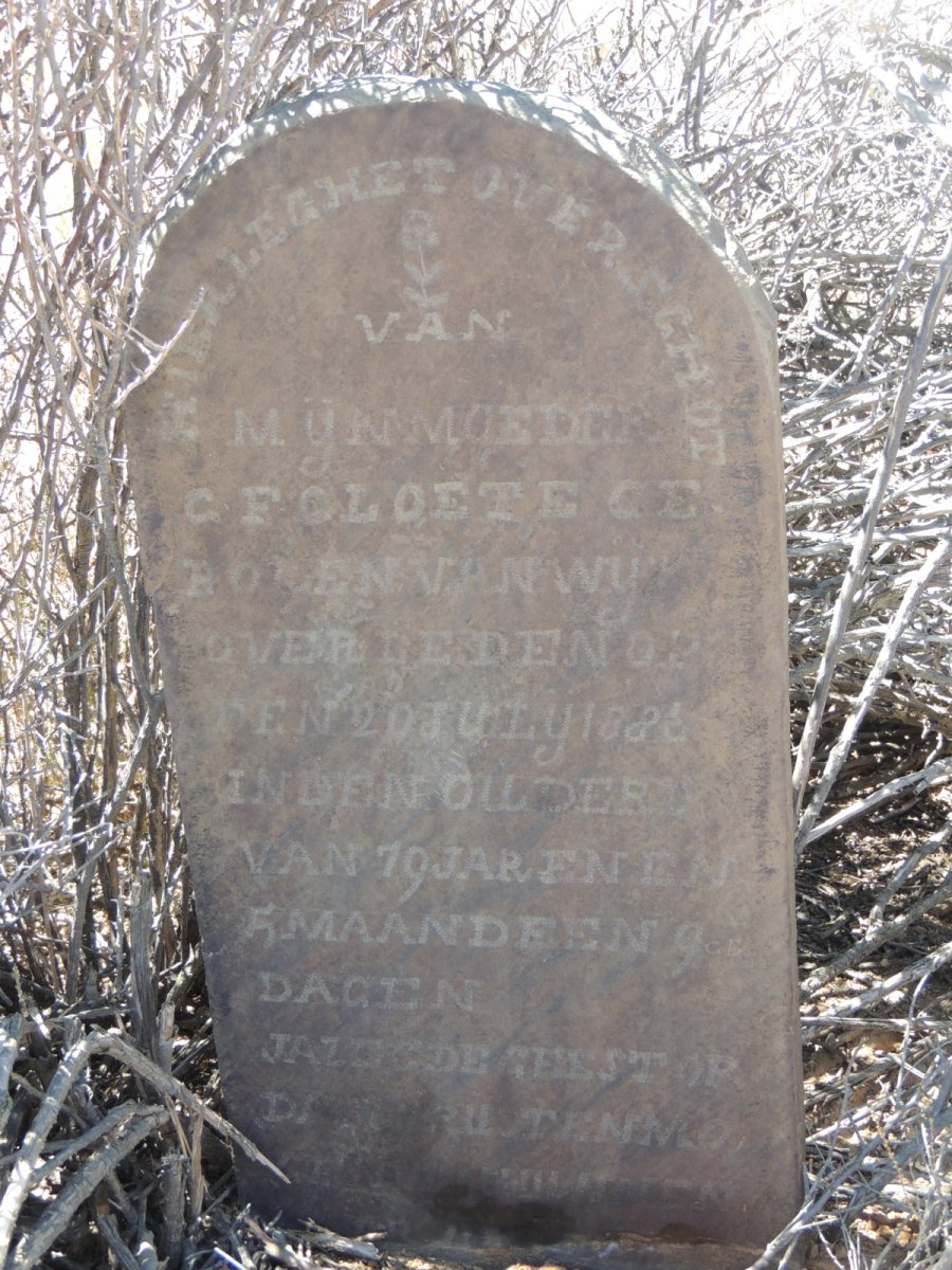 CLOETE C.F. nee VAN WYK -1886