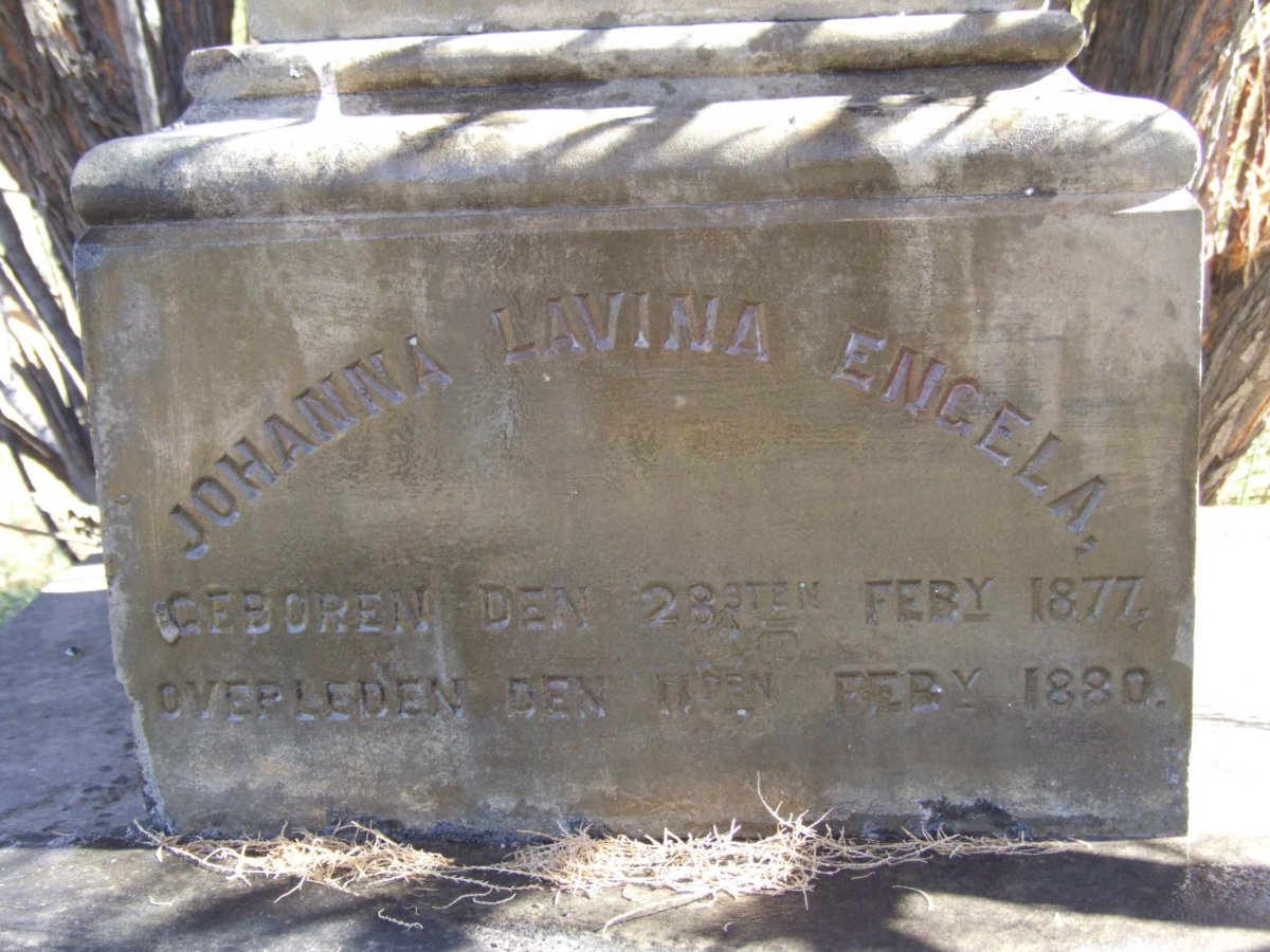? Johanna Lavina Engela 1877-1880