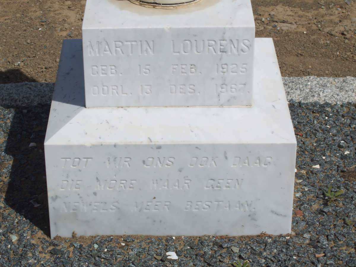LOURENS Martin 1925-1987