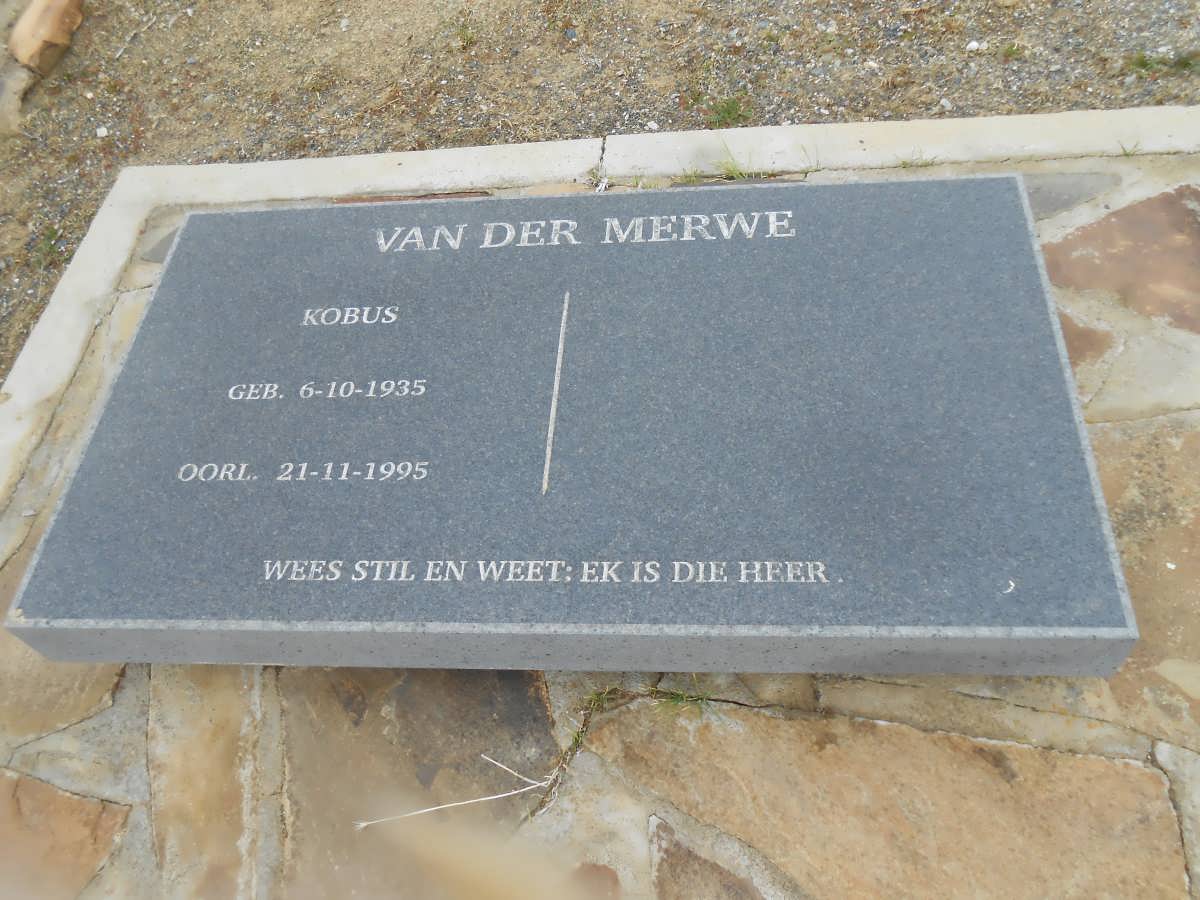 MERWE Kobus, van der 1935-1995